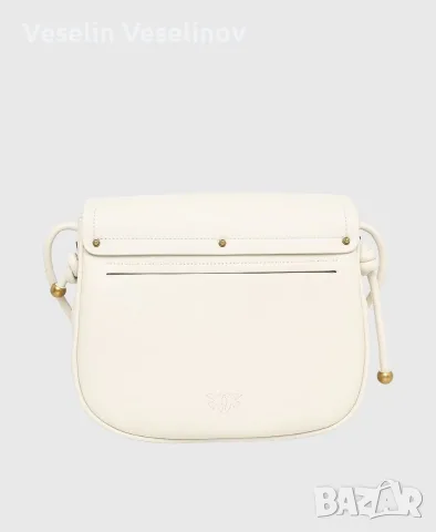Дамска чанта Pinko Leather cross body bag Saddle, снимка 4 - Чанти - 56017904