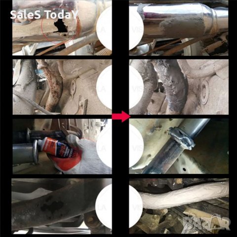 Паста за ауспух, Ремонтна паста за гърне VISEBLLA 150гр, снимка 6 - Аксесоари и консумативи - 35297324