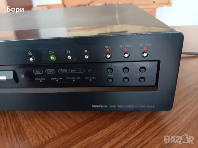 SONY записващо DVD RDR GX 3, снимка 5 - Плейъри, домашно кино, прожектори - 49641120