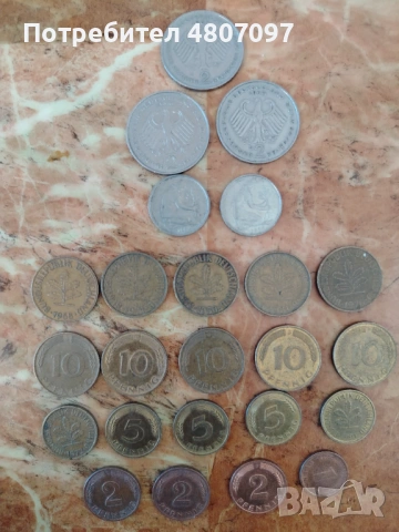 24бр.Стари Германски монети