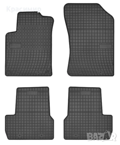 Гумени стелки за Citroen C3 2009-2016г, снимка 2 - Аксесоари и консумативи - 53286069
