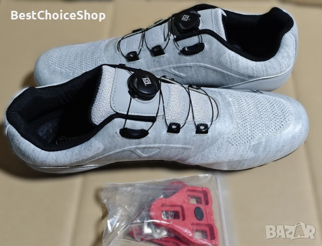 Велосипедни обувки, свръх леки, съвместими с Peloton & Look SPD-SL №47, снимка 7 - Аксесоари за велосипеди - 53091830