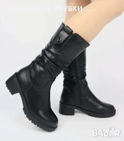 ДАМСКИ БОТУШИ - код: Б1029, снимка 2 - Дамски ботуши - 48393196