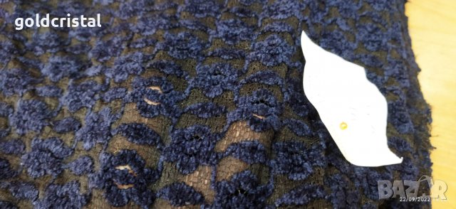 Плат еластична дантела , снимка 2 - Платове и дамаски - 38117320