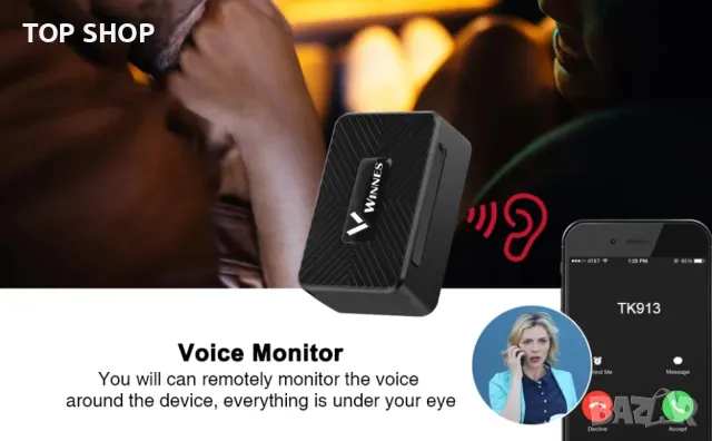 GPS тракер Winnes 4G TK913, снимка 9 - Аксесоари и консумативи - 48485694