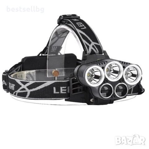 Акумулаторен лед челник фенер за каска риболов планина лов бягане лупа, снимка 7 - Къмпинг осветление - 29104666