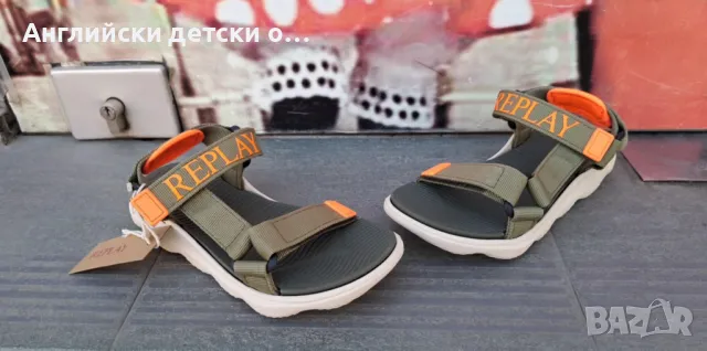 Английски детски сандали-REPLAY, снимка 3 - Детски сандали и чехли - 49923686