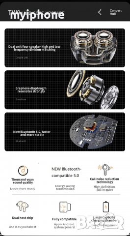 Безжични слушалки  4 микрофона Earbuds Bluetooth 5.1, снимка 9 - Слушалки и портативни колонки - 39775686