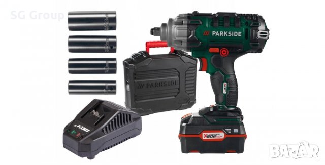 Акумулаторен 20V-4АH Li-On ударен гайковерт (Impact Driver) PARKSIDE, снимка 10 - Винтоверти - 30061376
