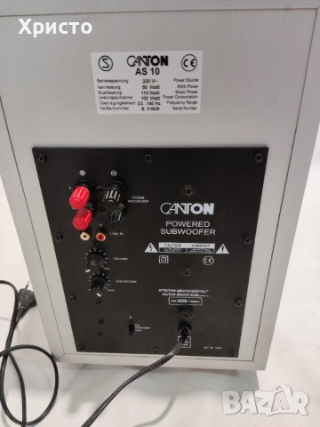 Canton as10 активен subwoofer/колони mx 5броя , снимка 2 - Тонколони - 36592669