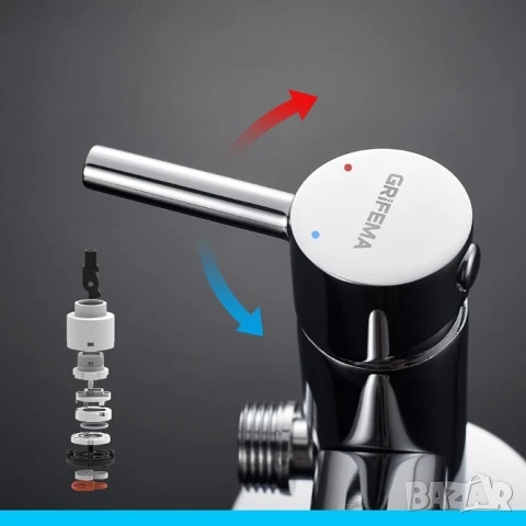 Вграден Смесител за Биде с Ръчен Душ - GRIFEMA G154, Грифема! , снимка 5 - Смесители - 50689645