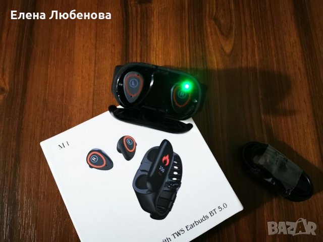 Смарт часовник с Bluetooth слушалки, снимка 6 - Смарт гривни - 31684919