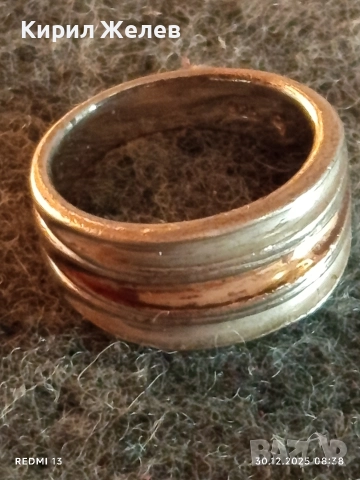 Красив сребърен пръстен висока проба сребро майсторска изработка 44192, снимка 7 - Пръстени - 52933281