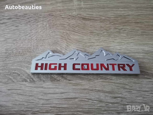 Chevy Jeep High Country сребриста емблема 