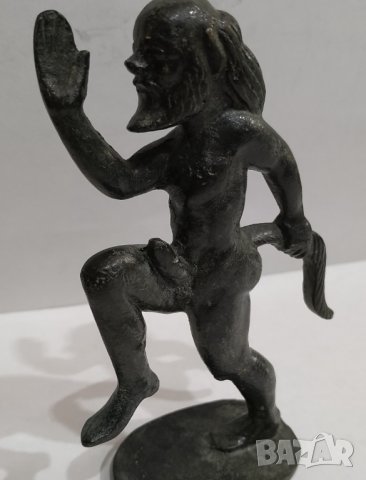 Бронзова статуетка на Сатир, снимка 9 - Антикварни и старинни предмети - 29699261