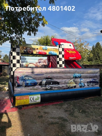 Надуваем батут на Маккуин под наем, снимка 2 - Декорация - 54242764