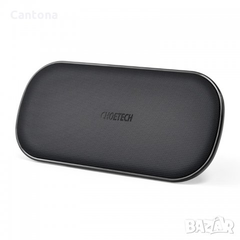 Двойна безжична подложка/зарядно Choetech 18W