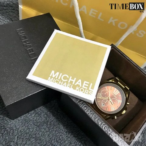 Michael Kors MK5502 Bradshaw Chronograph. Нов дамски часовник, снимка 4 - Дамски - 38820513