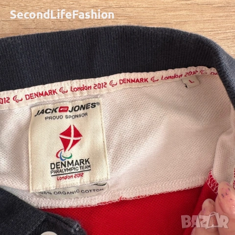 Jack & Jones мъжка тениска размер L, снимка 2 - Тениски - 54125705