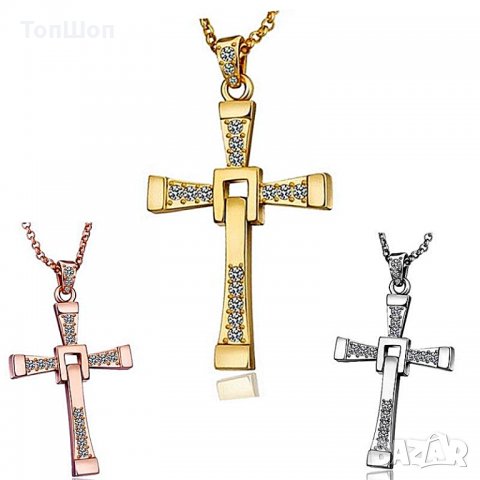 Кръст колие Вин Дизел ХХХ – Бързи и Яростни, снимка 2 - Колиета, медальони, синджири - 30296080