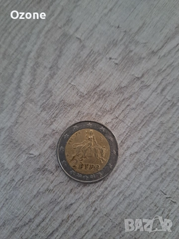 Гръцко 2 евро от 2002