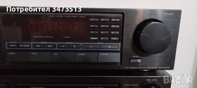 Sony str-av210, снимка 8 - Ресийвъри, усилватели, смесителни пултове - 54302673