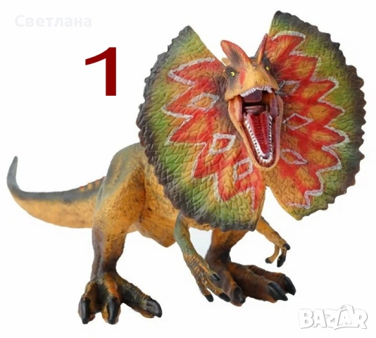 Фигурки на животни от юрския период с подвижни усти