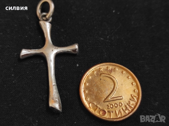 сребърен кръст, снимка 9 - Други - 41348542