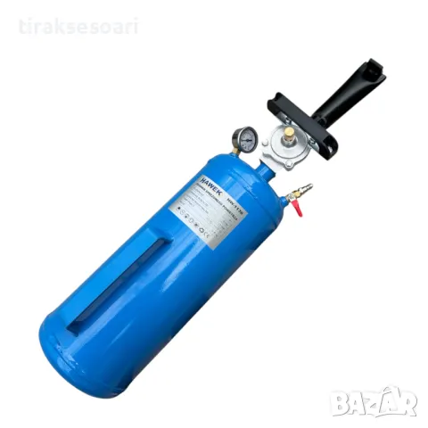 Бутилка за шоково помпане на гуми 9 литра HAWEK, снимка 3 - Аксесоари и консумативи - 50126988