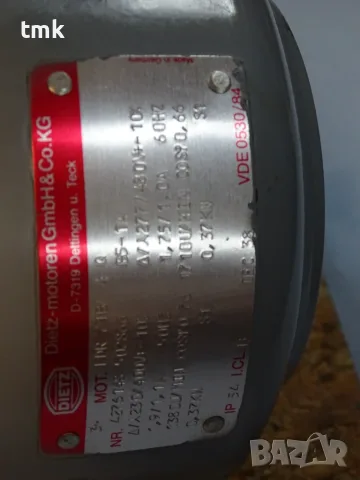 механичен вариатор STÖBER R17-0000-037-4 0.37kW 380V 250-1780min-1, снимка 7 - Резервни части за машини - 55920195