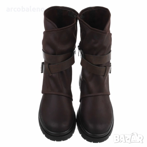 Дамски класически боти до глезена, 3цвята , снимка 5 - Дамски боти - 51952862