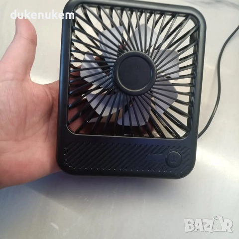 USB Настолен вентилатор – Мини вентилатор с 3 скорости и тих режим 35 dB, снимка 8 - Вентилатори - 52546979