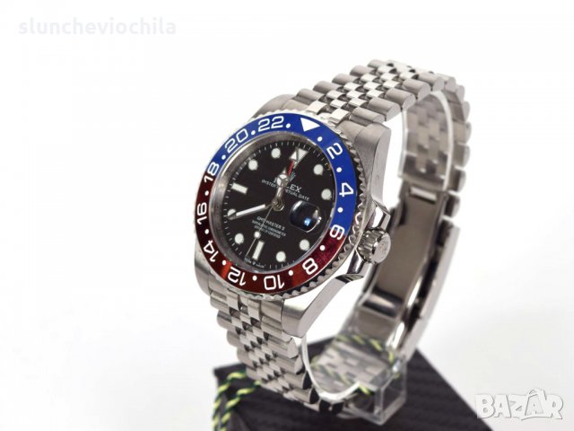 Rolex GMT Master II Pepsi Мъжки Автоматичен Часовник, снимка 2 - Мъжки - 32170444