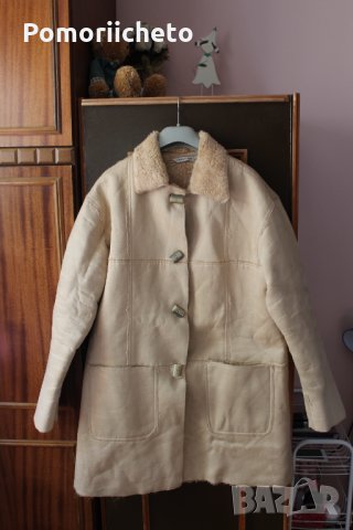 Леко палто имитация на кожа