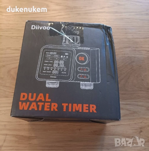 Програматор, таймер за напояване с 2 изхода, 6 независими програми и вграден дъждовен сензор, снимка 12 - Напояване - 52465905