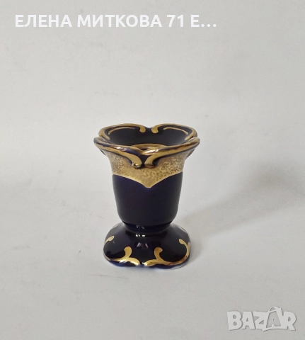 Порцеланов тоалетен/декоративен комплект от Илменау Порцелан,Германия, снимка 8 - Антикварни и старинни предмети - 52092726