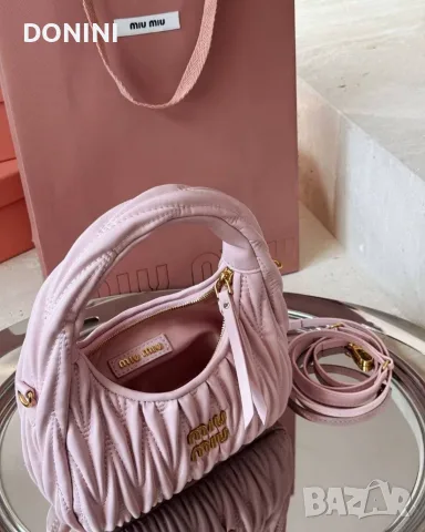 Miu Miu Belair Дамска чанта, кожа , снимка 9 - Чанти - 56003153