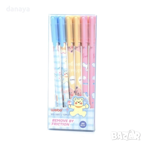 6113 Изтриваем химикал с гума тънкописец с черно мастило Мечета, снимка 5 - Ученически пособия, канцеларски материали - 51627763