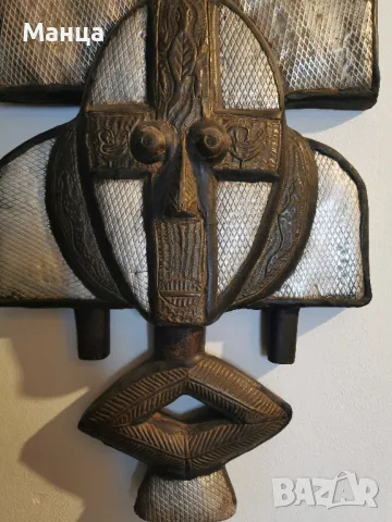 Африканска фигура Кота Бакота, снимка 3 - Антикварни и старинни предмети - 49160147