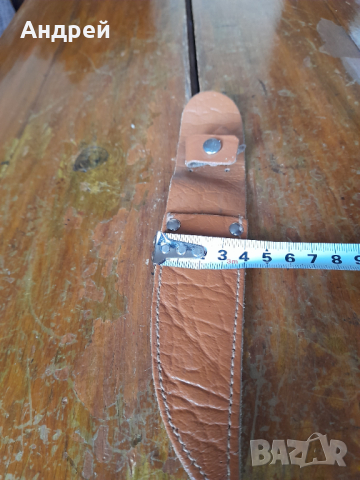 Стара кожена кания за нож #15, снимка 3 - Други ценни предмети - 44744606
