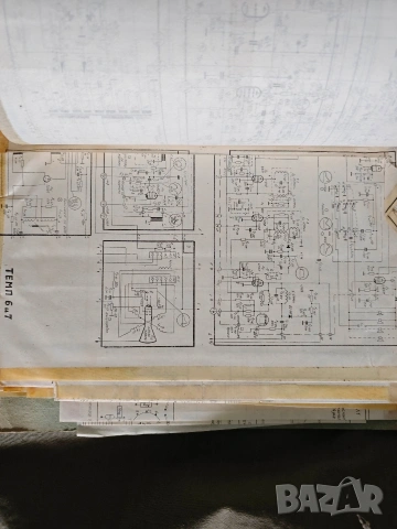 стари схеми на телевизори от соца , снимка 6 - Колекции - 53922638