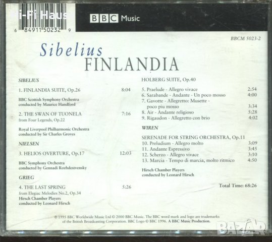 Sibelins Finlandia, снимка 2 - CD дискове - 37740013