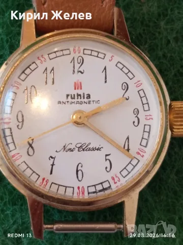 Дамски часовник RUHLA ANTI-MAGNETIC NEW CLASSIC работи стил и елегантност 70871, снимка 7 - Дамски - 55859466