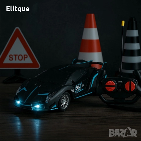 Високоскоростна дрифт кола с дистанционно управление, снимка 5 - Коли, камиони, мотори, писти - 52700986