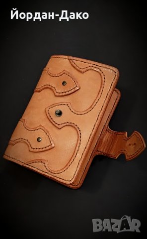 Портфейл ръчна изработка от естествена кожа, снимка 2 - Портфейли, портмонета - 40654023