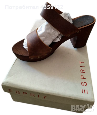 Сабо Esprit 39 номер, снимка 3 - Дамски боти - 50685400