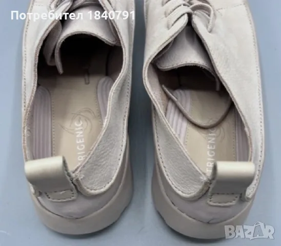 Дамски обувки CLARKS Trigenic – Бежови – № 40, естествена мека кожа, снимка 9 - Дамски ежедневни обувки - 56112422