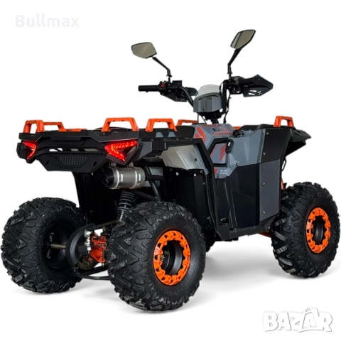  Двуместно бензиново ATV Fullmax MAXO 150cc, 2026г, 7500rpm, 55km/h, Подсилено, Теглич, Сиво, снимка 5 - Мотоциклети и мототехника - 52600208