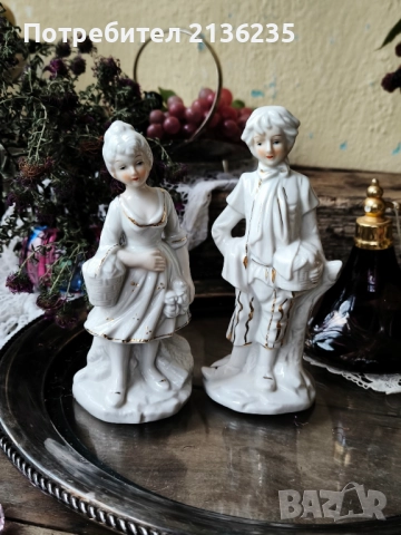Двойка порцеланови фигурки , снимка 2 - Колекции - 51880504