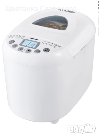 Хлебопекарна, Medion, 550W, 19 програми, бяла